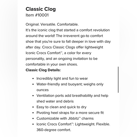 Unisex CROCS Classic Clog Purple Size W 8-9 Men 6-7 - Picture 11 of 11